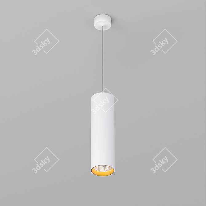 Modular Pendant Lamp: Simple Elegance for All Spaces 3D model image 1