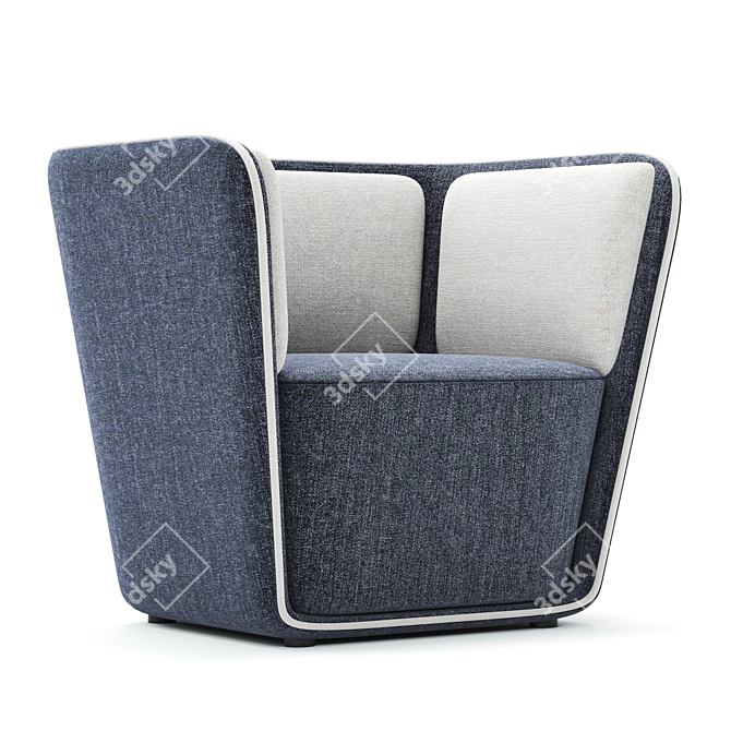 Modern Cumberland Elle Seating 3D model image 1