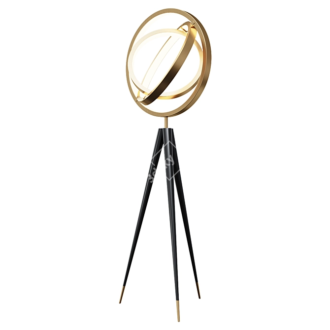 Eichholtz Cassini Floor Lamp 3D model image 1