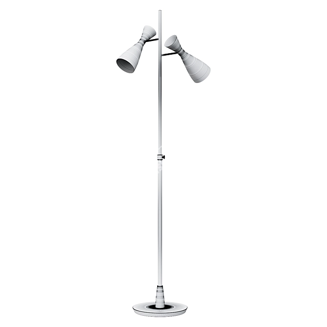 Elegant Eichholtz CORDERO Adjustable Floor Lamp 3D model image 2
