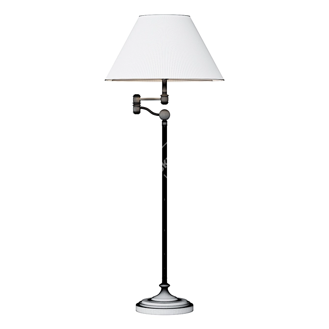 Eichholtz Regis Swing Arm Floor Lamp 3D model image 2