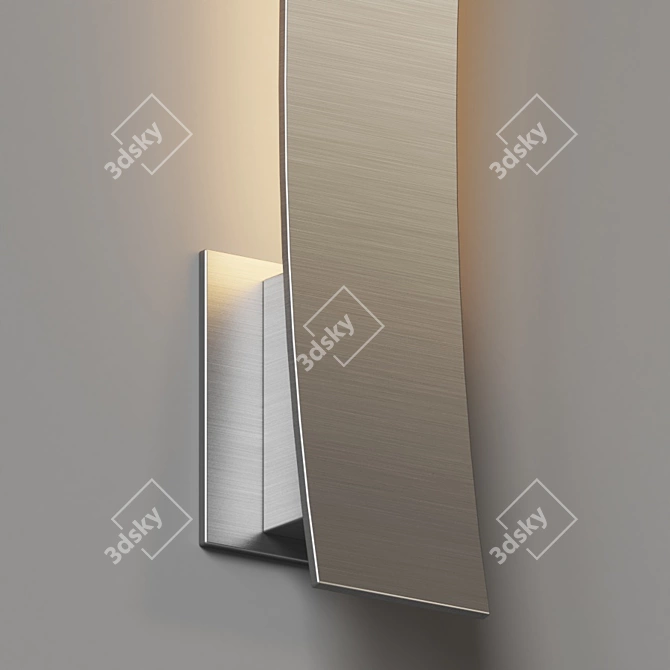 Sleek Bari Wall Sconce 3D model image 3