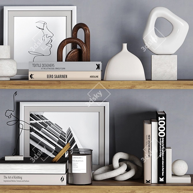 Fashionable Decor Set Vol. 016 3D model image 2