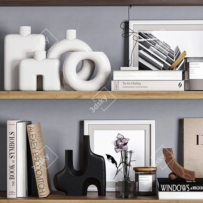 Fashionable Decor Set Vol. 016 3D model image 4