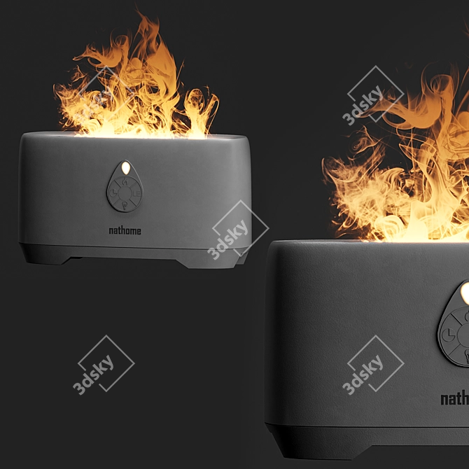 CozyFlame Home Humidifier 3D model image 2