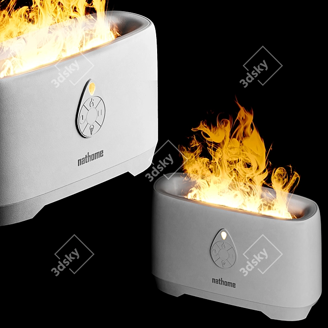 CozyFlame Home Humidifier 3D model image 3