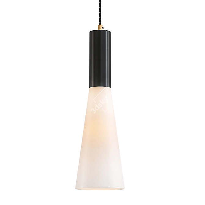 Stilnovo-inspired Pendant Lamp 3D model image 1