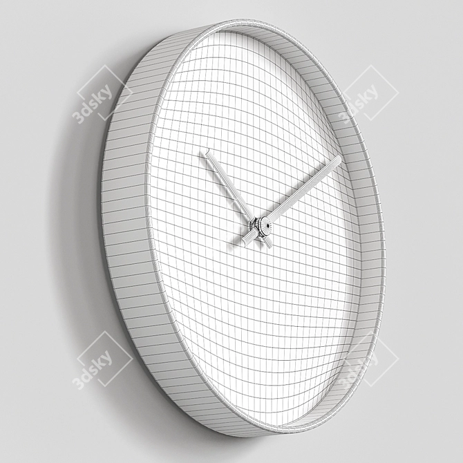 Junghans Max Bill Wall Clock, 30cm 3D model image 5