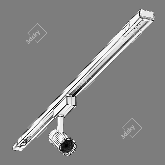 Fuoco Lightstar LED Track Light 3D model image 4