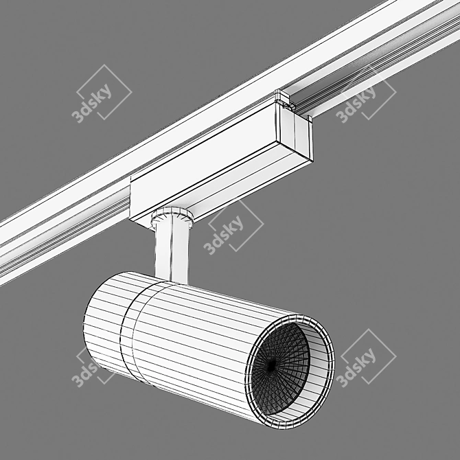 Fuoco Lightstar LED Track Light 3D model image 3