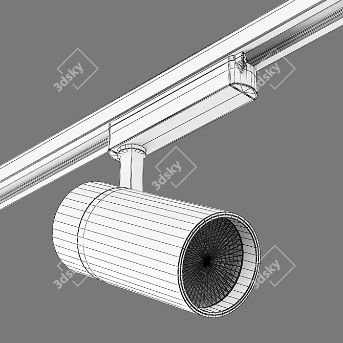 Fuoco Lightstar LED Track Light 3D model image 3