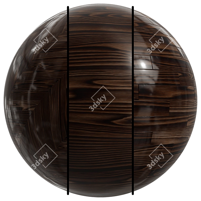 Exquisite Oak Wood Texture Collection 3D model image 1