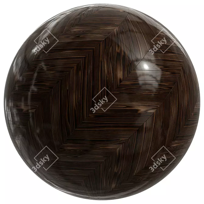 Exquisite Oak Wood Texture Collection 3D model image 4