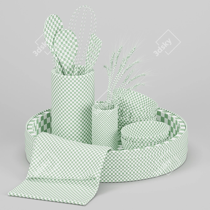 Elegant Decorative Set: Modern Design 3D model image 2