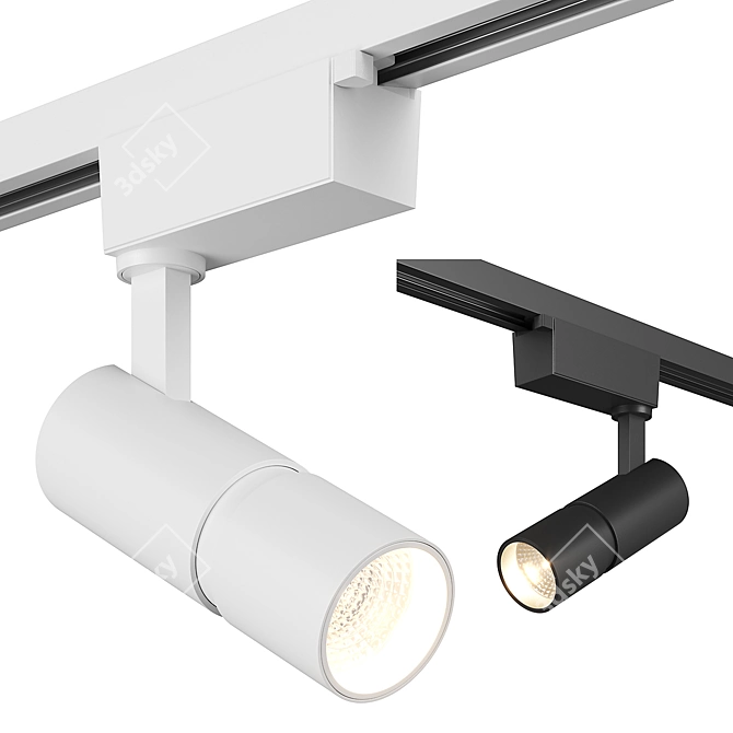 LED 1-Phase Track Light - Volta Lightstar 3D model image 1