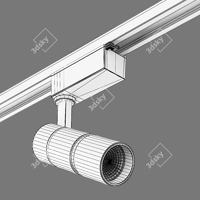 LED 1-Phase Track Light - Volta Lightstar 3D model image 3