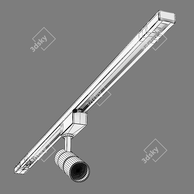 LED 1-Phase Track Light - Volta Lightstar 3D model image 4