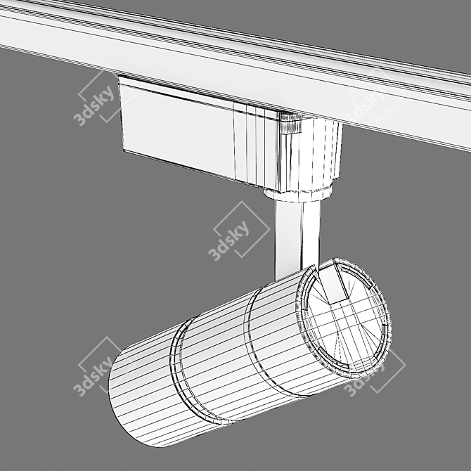 LED 1-Phase Track Light - Volta Lightstar 3D model image 5