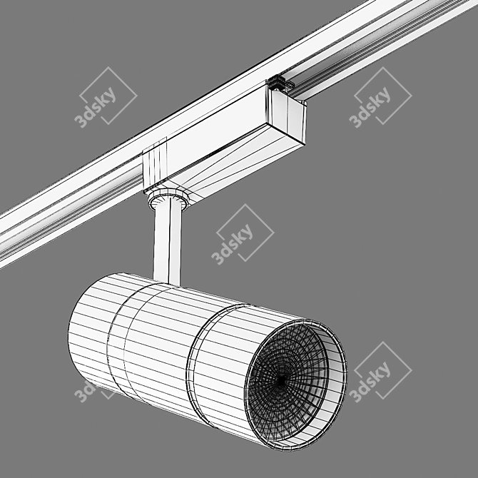 Volta Lightstar LED Track Light 3D model image 3