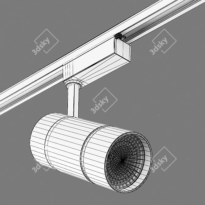 Volta Lightstar LED Track Light 3D model image 3