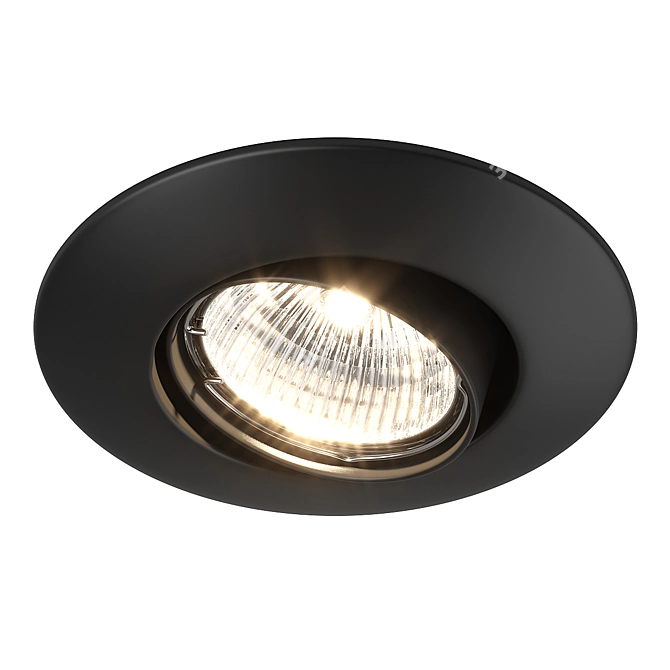 Lega Lightstar: Versatile Decorative Recessed Spotlight 3D model image 1