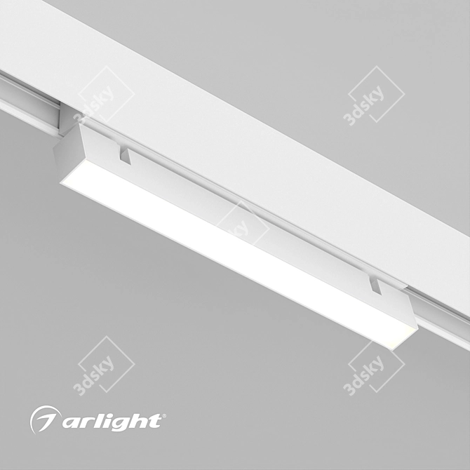 UltraFlex LED Magnetic Track Lamp 3D model image 2