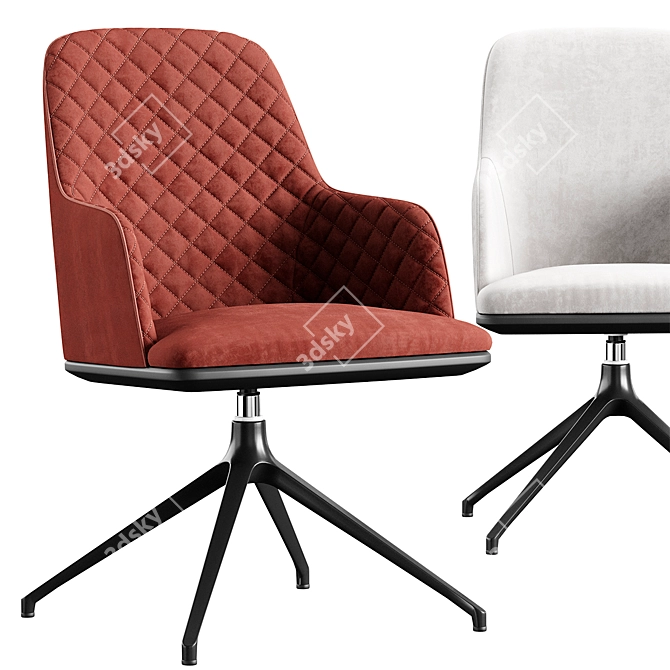 MODERN Office Chair: Stylish and Ergonomic 3D model image 3