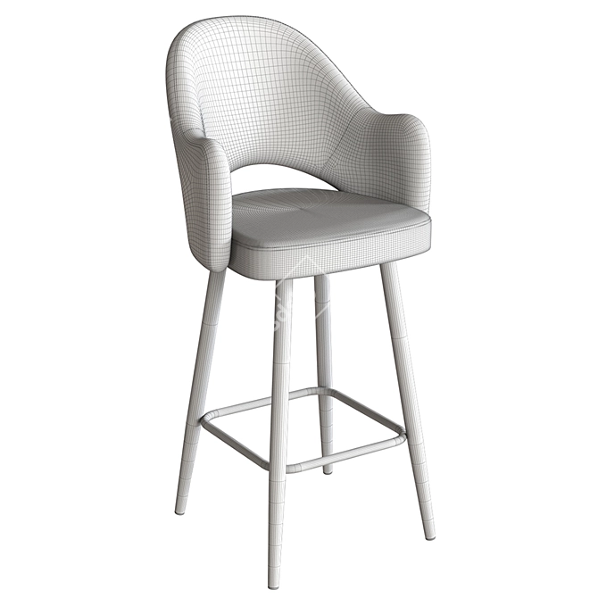 Cleo Bar Stool: Stylish and Comfortable 3D model image 5