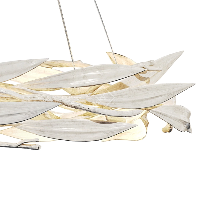 Elegant Branch Chandelier in Various Finishes 3D model image 7