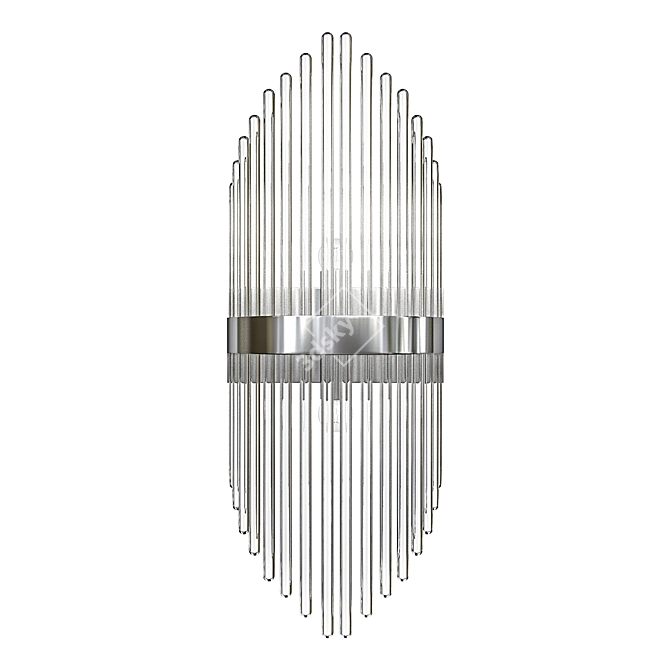 Nimbus Chrome Hanging Lamp 3D model image 1