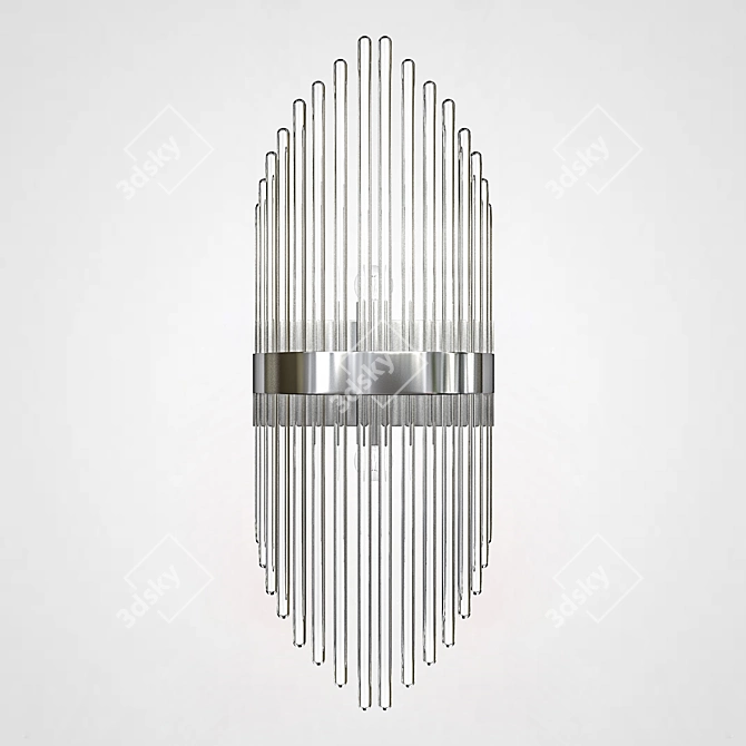 Nimbus Chrome Hanging Lamp 3D model image 2