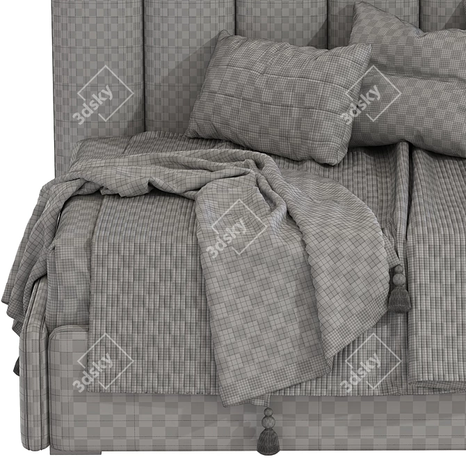 Modern Convertible Sofa Bed 3D model image 5