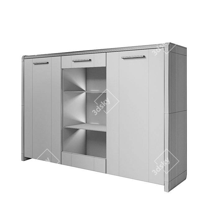 ADEL Collection: Stylish & Functional Sideboard 3D model image 6