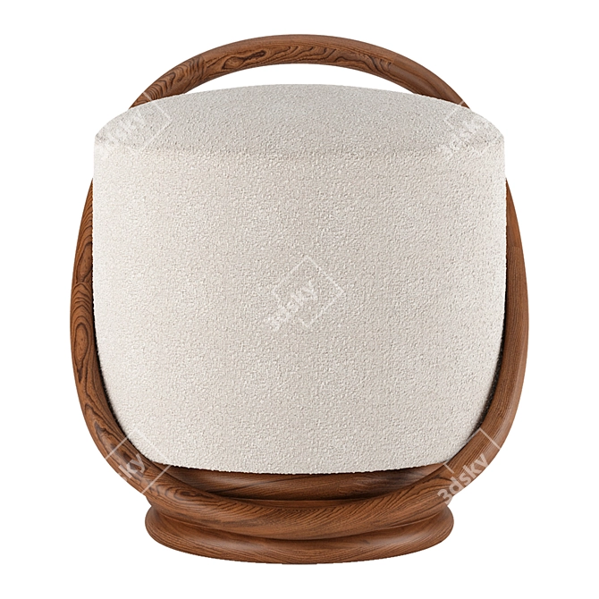 Soothing Comfort Pouf by Porada 3D model image 4