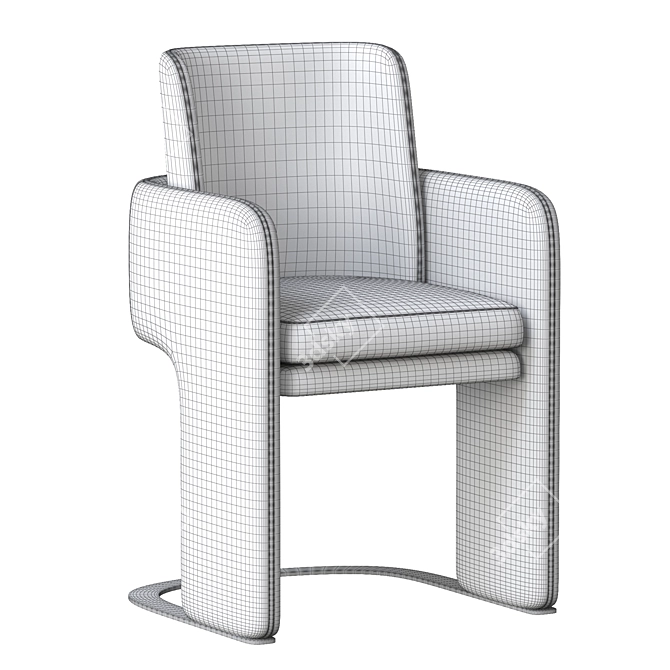 Modern ODISSEIA Chair: Sleek & Stylish 3D model image 6