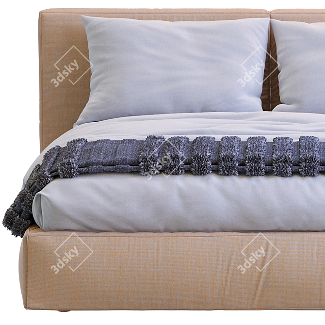 Sleek Flexteam Bed MILLER 2013 3D model image 2