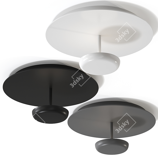 Aurora Contemporary Ceiling Lamp 3D model image 1