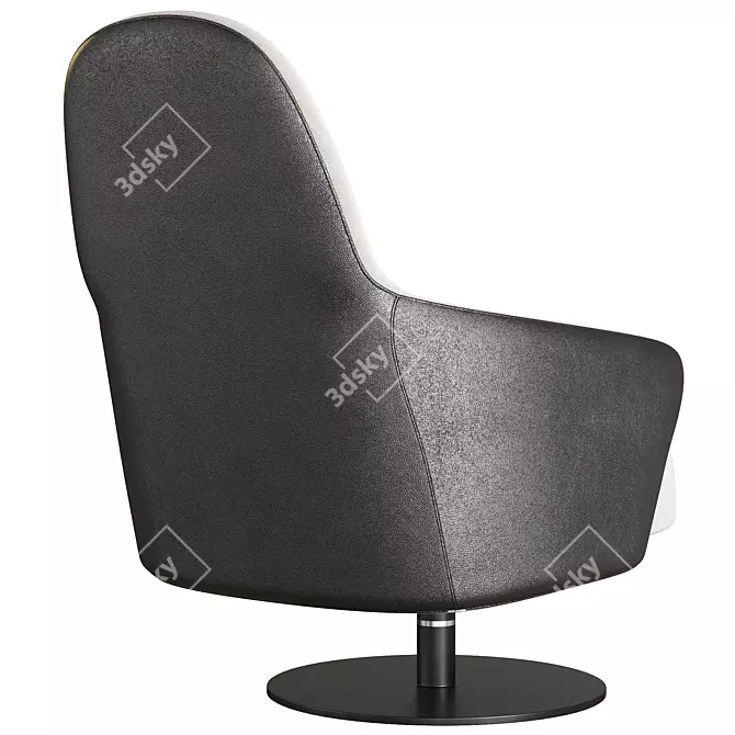 Ludwig Reflex Design Armchair 3D model image 4