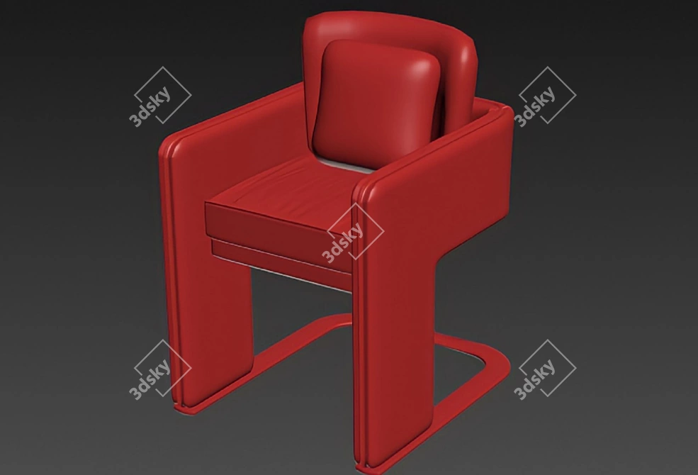 Cozy Comfort Armchair 3D model image 2