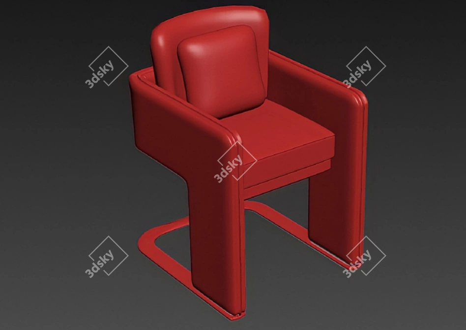 Cozy Comfort Armchair 3D model image 3