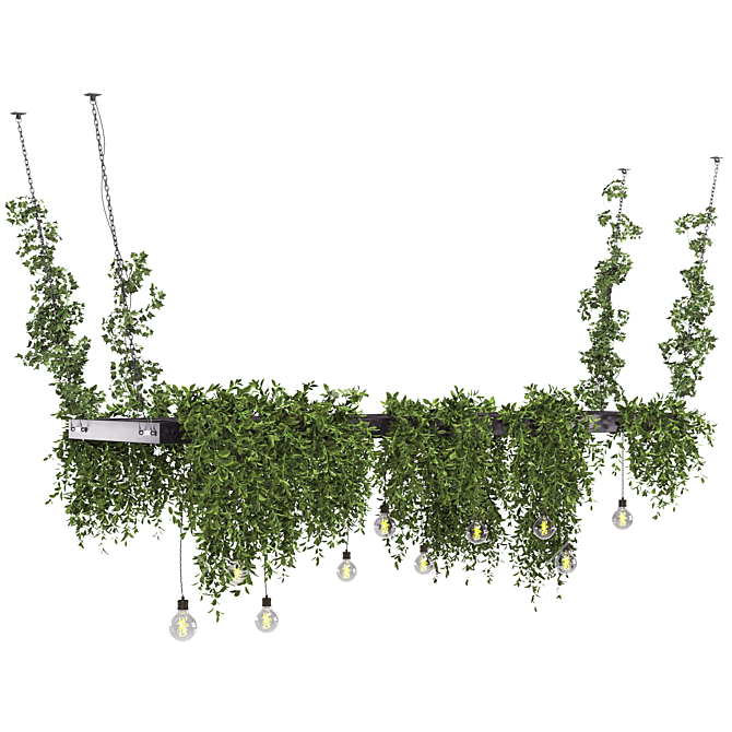Modern Hanging Plant Stand 3D model image 1