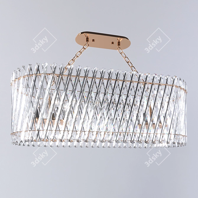 Fabio Low Poly Chandelier ST Luce 3D model image 1