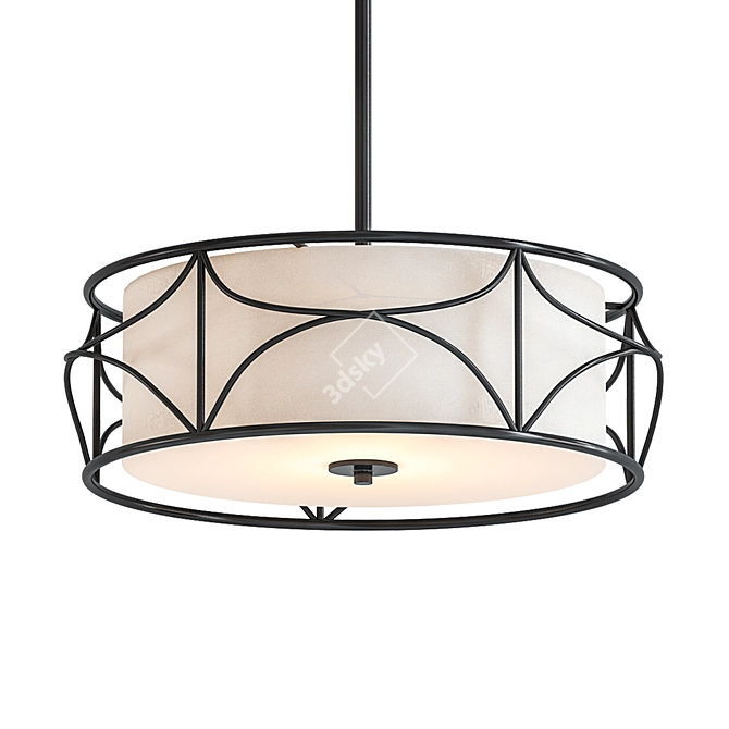 Versatile 3D Lighting Fixture 3D model image 1