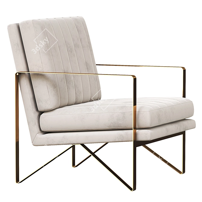 Modern Kenzie Chair: Sleek and Stylish 3D model image 3