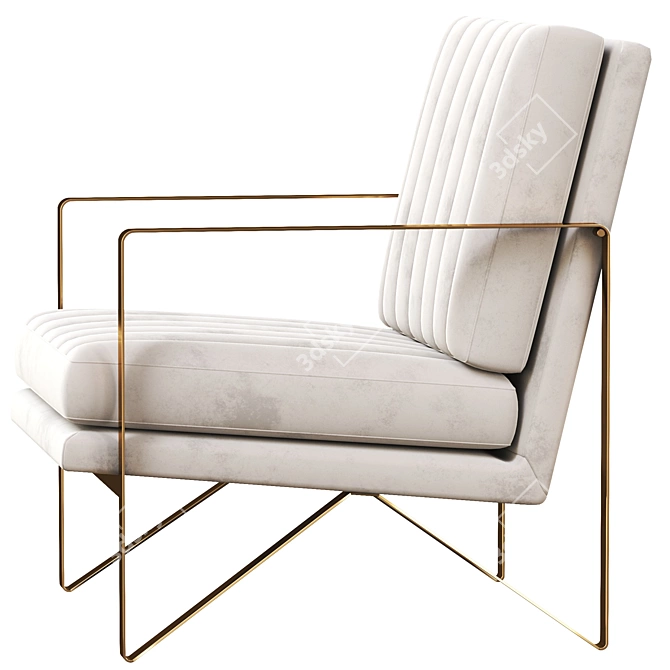 Modern Kenzie Chair: Sleek and Stylish 3D model image 4