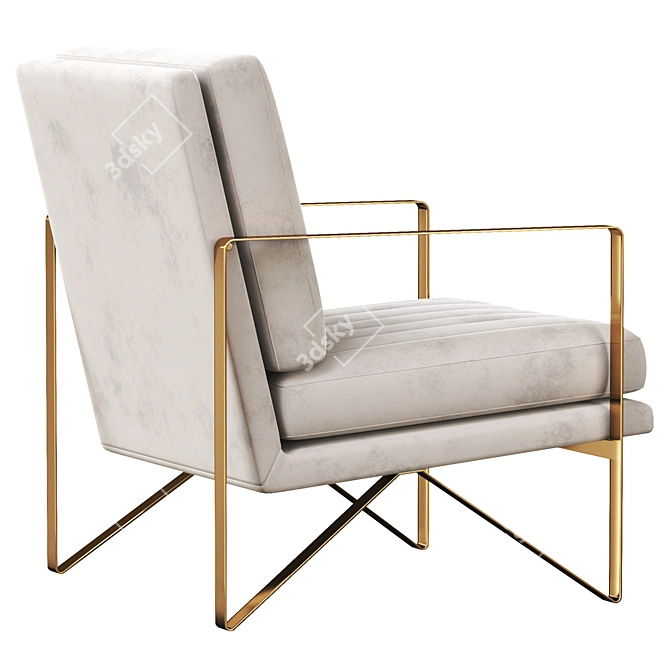 Modern Kenzie Chair: Sleek and Stylish 3D model image 6