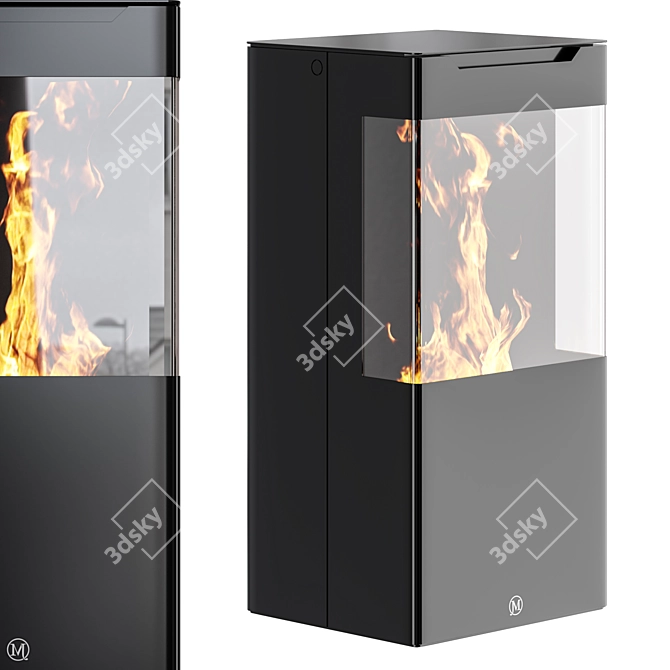 V-SION: the Ultimate Fireplace Experience 3D model image 1