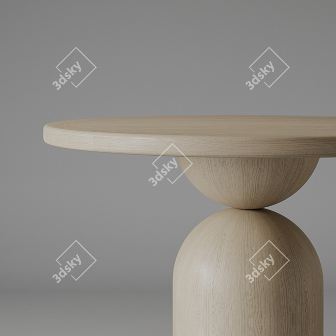 Sleek Bell Table by The WoodRoom 3D model image 4