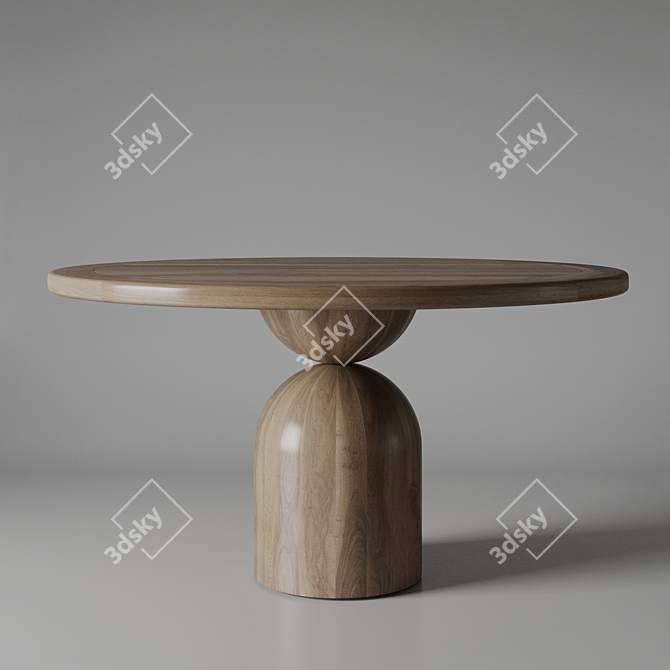 Sleek Bell Table by The WoodRoom 3D model image 5