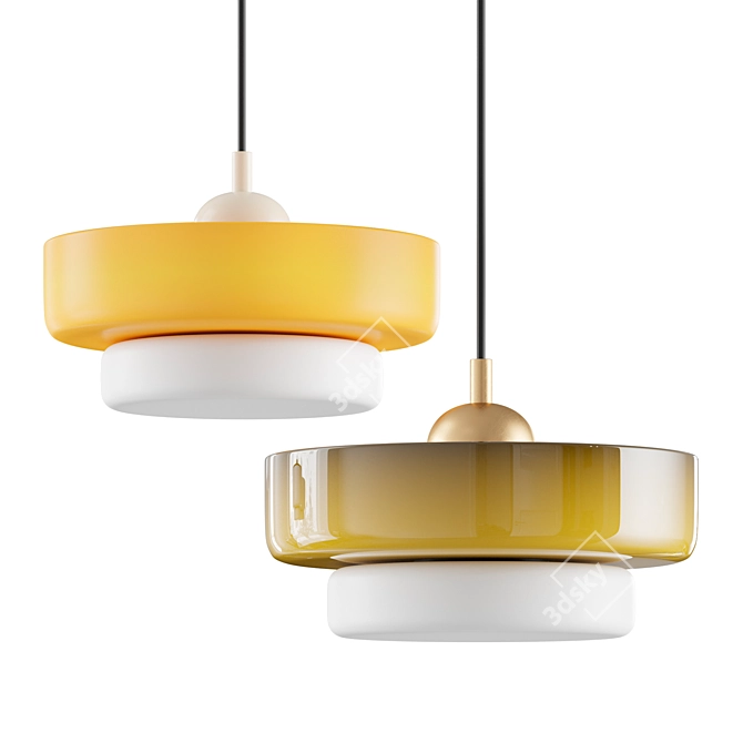 Reversed Glow Pendant | Hanging Lamp 3D model image 1